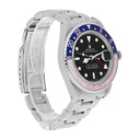 Rolex GMT-Master 40mm PEPSI Black Stainless Steel Watch Blue/Red 16700 Year 1996