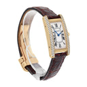 Cartier Tank Americaine Yellow Gold Diamond Ladies Watch WB701251