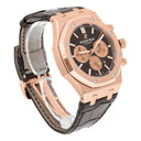 Audemars Piguet Royal Oak Chronograph 26331OR.OO.D821CR.01 Chocolate Dial Brown Leather Rose Gold Watch
