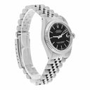 Rolex Datejust 31mm 68274 Black Index Dial Stainless Steel Watch W/G Bezel Circa 1986
