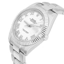 Rolex Datejust 41mm 126334 Fluted Bezel White Roman Dial Oyster Bracelet