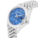 Rolex Datejust 31mm Azzurro-Blue Floral-Motif Diamond Dial Jubilee 278274 Unworn