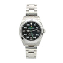 Rolex Air-King 40mm Oyster Stainless Steel Watch Black Arabic Dial 116900 2019