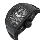 Richard Mille RM 011 Black Phantom PVD Ceramic Carbon Rubber Watch Complete