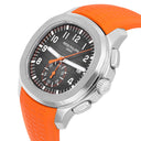 Patek Philippe 5968A Aquanaut Chronograph Orange Band Mens Watch Box/Papers