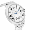Cartier Ballon Bleu Stainless Steel Two Timezone Quartz Watch 38MM W6920011