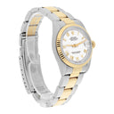 Rolex Datejust 31mm 68273 White Roman Two Tone Watch Circa 1997 Complete Oyster
