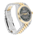 Rolex 126233 Datejust 36mm Two-Tone Yellow Gold Fluted Bezel Wimbledon Dial