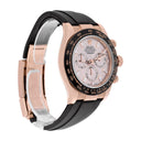Rolex Daytona Rose Gold Sunburst Baguette Dial Oysterflex 116515LN Complete