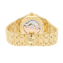 Audemars Piguet Royal Oak Frosted Gold 77450BA.GG.1361BA.01 34mm Yellow Gold Crystal Sand Dial 18K Yellow Gold Watch