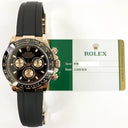Rolex Cosmograph Daytona 116515LN 40mm Rose Gold with Black Dial Watch 2020