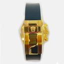 Rolex Cosmograph Daytona 40mm 116518 Yellow Gold with Black Rubber Watch White Arabic Dial 2004