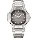 Patek Ladies Nautilus Automatic With Diamond Bezel 7118/1200A-011 35.2mm Stainless Steel with Grey Dial Watch 2024