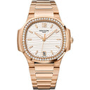 Patek Philippe Nautilus Automatic 7118/1200R-001 Diamond Bezel RG Bracelet Watch 2024