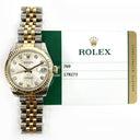 Rolex Lady-Datejust 31mm Jubilee Gold/Steel with Silver Diamond Dial Watch 2017