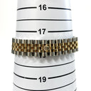 Rolex Lady-Datejust 31mm Jubilee Gold/Steel with Silver Diamond Dial Watch 2017