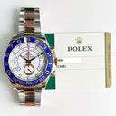 Rolex Yacht-Master II 116681 44mm Gold/Steel with White Dial Watch 2018
