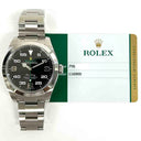 Rolex Air-King 40mm Oyster Stainless Steel Watch Black Arabic Dial 116900 2019