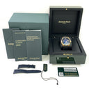 Audemars Piguet Code 11.59 Chronograph 26393OR.OO.A002KB.03 Rose Gold With Black Textile Watch Blue Dial 2021