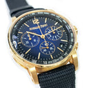 Audemars Piguet Code 11.59 Chronograph 26393OR.OO.A002KB.03 Rose Gold With Black Textile Watch Blue Dial 2021
