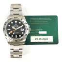 Rolex Black Dial Explorer II  226570 42mm Stainless Steel Oyster 2022
