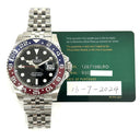 Rolex 126710BLRO GMT-Master II 40mm  Jubilee Stainless Steel Watch Black Dial 2024