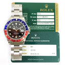 Rolex GMT-Master II "Pepsi" 40mm Oyster 16710 Stainless Steel Watch Black Dial 2011