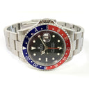 Rolex GMT-Master II "Pepsi" 40mm Oyster 16710 Stainless Steel Watch Black Dial 2011