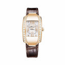 Chopard La Strada 419402-5002  Diamond Bezel  Rose Gold With Brown Leather Watch MOP Roman Diamond Dial 2024