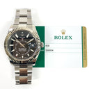 Rolex Sky-Dweller Black Dial 42mm Oyster Bracelet  326934 Stainless Steel Watch MINT 2019