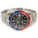 Rolex Black Dial  GMT-Master II "Pepsi" 16710 Stainless Steel Men's Watch 2006
