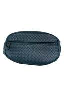 Bottega Veneta Intrecciato Leather Belt Bag Teal