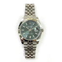 Rolex Datejust 41mm Jubilee 126300 Stainless Steel Watch Green Dial 2024