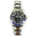 Rolex GMT-Master II   Batman  Black Dial  Oyster 126710BLNR Stainless Steel Watch MINT
