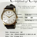 Patek Philippe Calatrava 37mm 5196J-001 Yellow Gold With Brown Leather Watch White Dial 2007
