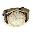 Patek Philippe Calatrava 37mm 5196J-001 Yellow Gold With Brown Leather Watch White Dial 2007