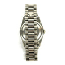 Rolex Day-Date 36 18239 White Gold with Silver Diamond Dial Watch