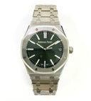 Audemars Piguet Royal Oak 15510ST.OO.1320ST.09 41mm Stainless Steel with Green Dial Watch 2023
