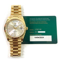 Rolex Day-Date 40mm 228238 Yellow Gold President Watch Silver Index Dial 2024