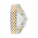 Rolex Datejust 36 Gold and Steel 116233 Ivory Pyramid Roman Dial Jubilee Watch