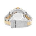 Rolex Submariner 18k Yellow Gold/Steel Serti Gold Diamond Dial Mens Watch 16613