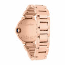 Cartier Ballon Bleu 28mm Rose Gold Diamond Bezel Ladies Watch WJBB0015