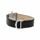 Cartier Tank Must De 2416 Quartz 22mm Silver Swiss Watch New Leather Strap