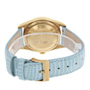 Rolex Day-Date 18238 36mm 18K Yellow Gold Fluted Bezel Champagne Dial Leather Strap