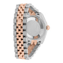 Rolex Datejust 31mm 18k Rose Gold/Steel Watch White Roman Dial Diamonds 178271