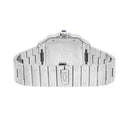 Cartier Santos De Cartier Blue Dial Stainless Steel Men's Watch WSSA0048 Complete