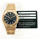 Audemars Piguet Royal Oak 15510OR.OO.1320OR.03 41mm Rose Gold with Blue Dial Watch 2023