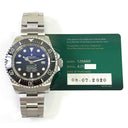 Rolex Sea-Dweller Deepsea 44mm Oyster 126660 Stainless Steel Watch Blue Dial