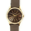 Patek Philippe Calatrava 4897R-001 33mm Rose Gold With Brown Satin Watch Brown Dial