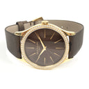 Patek Philippe Calatrava 4897R-001 33mm Rose Gold With Brown Satin Watch Brown Dial